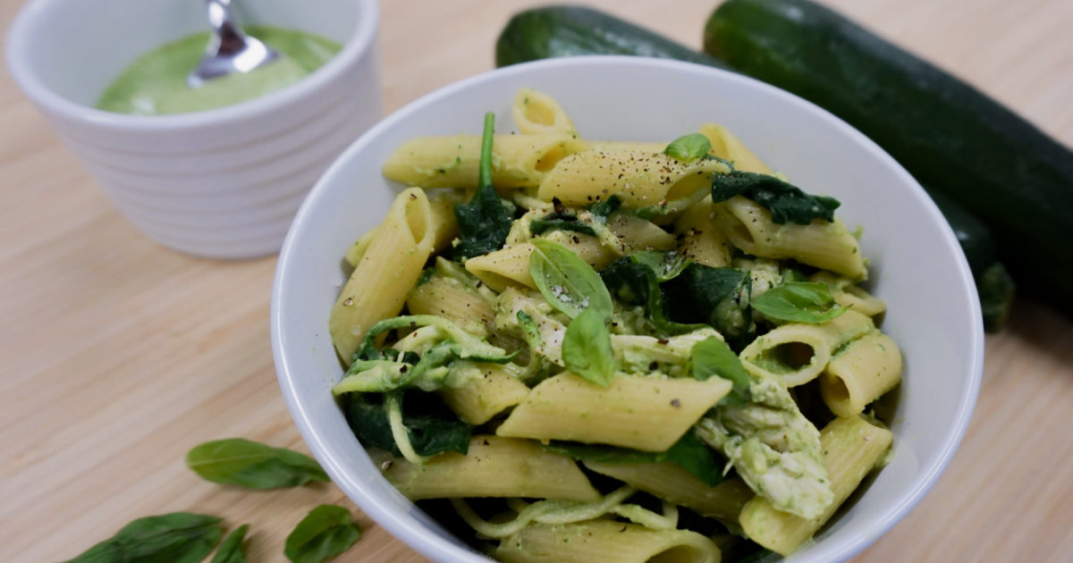 Creamy Chicken Pesto Pasta • Heart Research Institute NZ