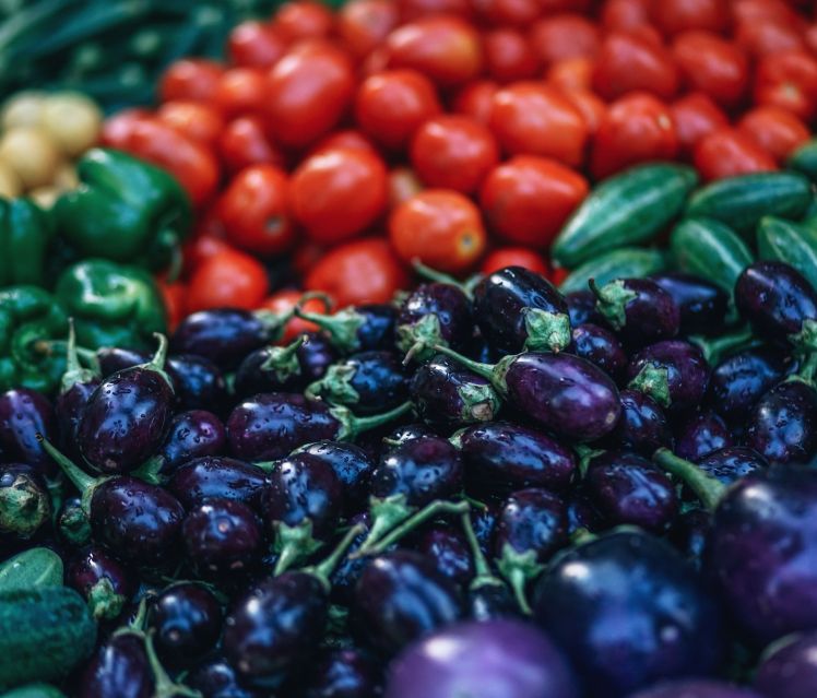 Vegetables-cucumber-eggplant