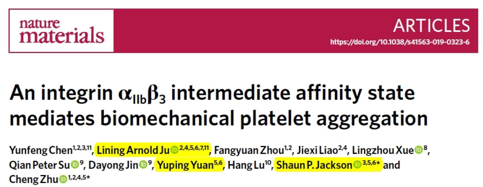 Arnold Ju paper title